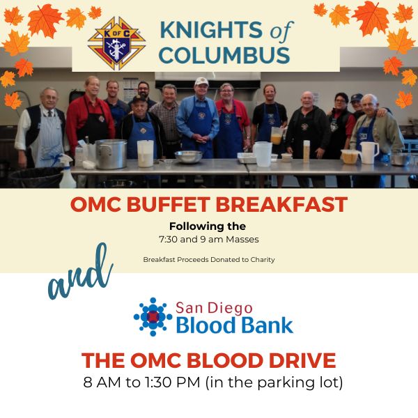BREAKFAST BUFFET and BLOOD DRIVE