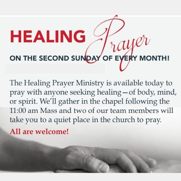 Healing Prayer - 2nd Sunday