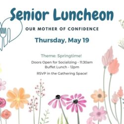 Senior Luncheon – Thursday, May 19